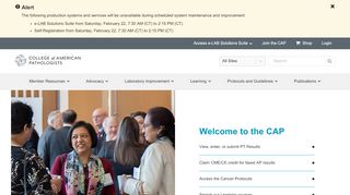 
                            1. College of American Pathologists: Homepage