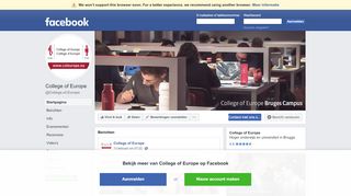 
                            6. College of Europe - Startpagina | Facebook