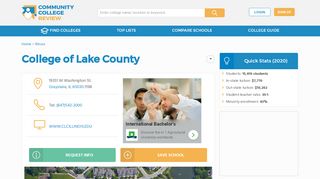 
                            12. College of Lake County Profile (2018-19) | Grayslake, IL