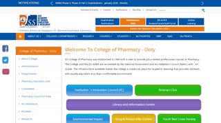 
                            9. College of Pharmacy, Ooty - JSS Academy of Higher Education and ...