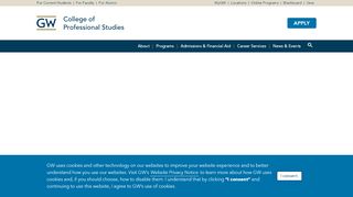 
                            10. College of Professional Studies | The George Washington University