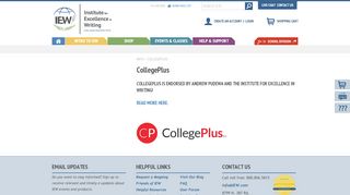 
                            4. CollegePlus | Institute for Excellence in Writing