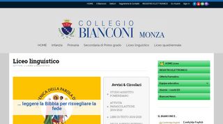 
                            4. Collegio Bianconi | Liceo Linguistico Paritario a Monza