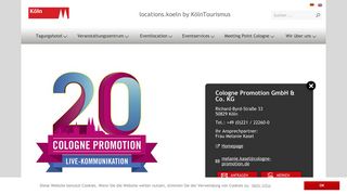 
                            8. Cologne Promotion - Eventagentur | locations.koeln