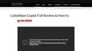 
                            8. Colombian Cupid: Full Review & How to – foreignwifehappylife.com