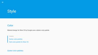 
                            12. Color - Style - Android Wear design guidelines