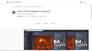 
                            3. Color & Theme Changer for Facebook ™ - Google Chrome