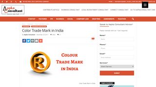 
                            5. Color Trade Mark in India | Aapka Consultant