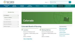 
                            5. Colorado Board of Nursing | NCSBN