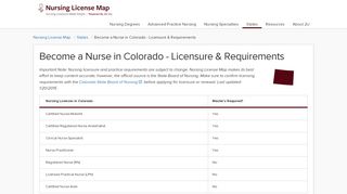
                            8. Colorado Nursing License