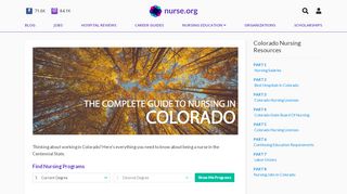 
                            11. Colorado Nursing | Nurse.org