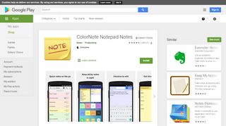 
                            7. ColorNote Notepad Notes - Apps on Google Play
