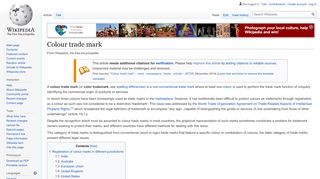 
                            4. Colour trade mark - Wikipedia
