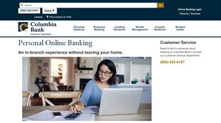
                            13. Columbia Bank - Personal Online Banking
