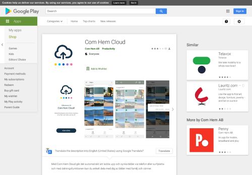 
                            12. Com Hem Cloud – Appar på Google Play