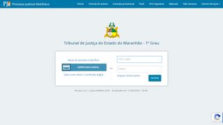 
                            1. Com login e senha - PJE - TJMA