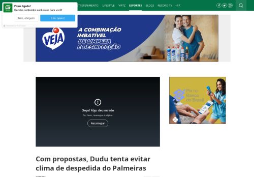 
                            8. Com propostas, Dudu tenta evitar clima de despedida do Palmeiras ...