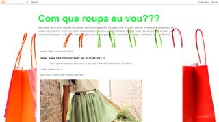 
                            5. Com que roupa eu vou???: Setembro 2013