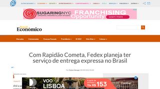 
                            11. Com Rapidão Cometa, Fedex planeja ter serviço de entrega ...