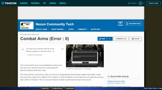 
                            6. Combat Arms (Error : 0) | Nexon CommunityTech Wiki | FANDOM ...