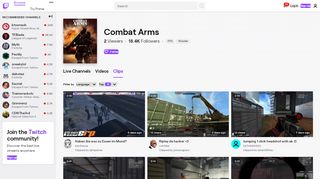
                            13. Combat Arms - Twitch