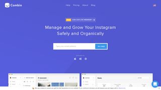 
                            9. Combin – Instagram Marketing Tool for Quick and Safe Growth