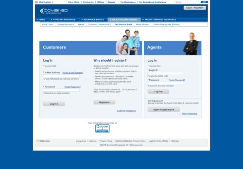 
                            13. Combined Insurance Service Center, Self-Service Benefits Portal ...