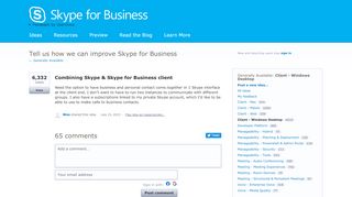 
                            8. Combining Skype & Skype for Business client – Skype for Business ...
