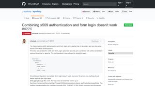 
                            1. Combining x509 authentication and form login doesn't work · Issue ...
