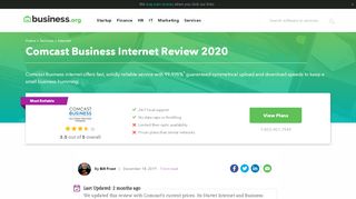 
                            10. Comcast Business Internet Review: 2019 | Business.org