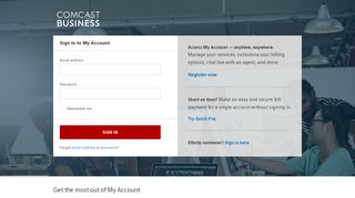 
                            1. Comcast Business Services - Xfinity