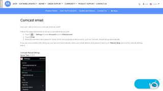 
                            10. Comcast email - Motorola Support - US