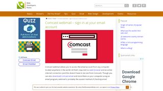 
                            12. Comcast webmail - sign in at your email account - WebDevelopersNotes