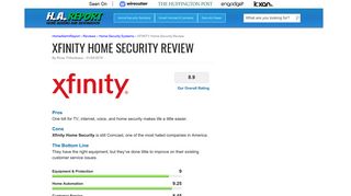 
                            9. Comcast Xfinity Home Security Review 2019 | How Do They Compare?