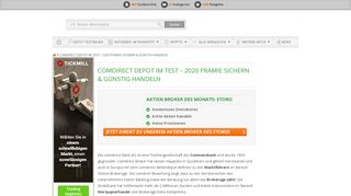 
                            10. comdirect Depot Test & Erfahrungen 2019 » Bewertung zum Aktiendepot