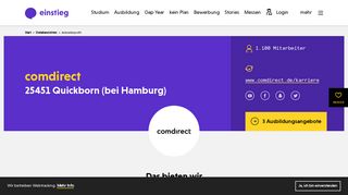 
                            12. comdirect Quickborn (bei Hamburg) - Einstieg