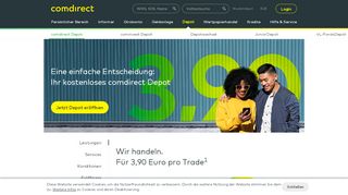 
                            6. comdirect senkt die Orderentgelte. Alle Trades 1 Preis: 3,90 Euro ...