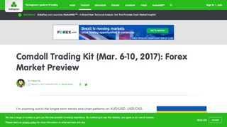 
                            8. Comdoll Trading Kit (Mar. 6-10, 2017): Forex Market ...