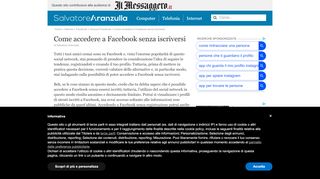 
                            3. Come accedere a Facebook senza iscriversi | Salvatore Aranzulla