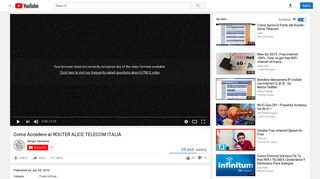 
                            5. Come Accedere al ROUTER ALICE TELECOM ITALIA - YouTube