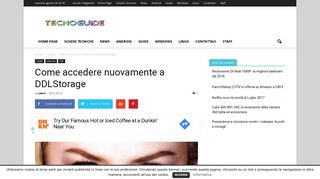 
                            1. Come accedere nuovamente a DDLStorage - Tecnoguide