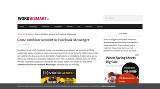 
                            9. Come cambiare account su Facebook Messenger - WordSmart.it