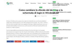 
                            11. Come cambiare lo sfondo del desktop e la schermata di login in ...