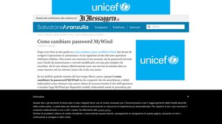 
                            9. Come cambiare password MyWind | Salvatore Aranzulla