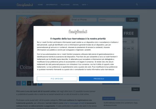 
                            4. Come cancellarsi da Flirt.com , guida | Consigliando.it