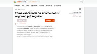 
                            10. Come cancellarsi da siti che non si vogliono più seguire | Very Tech