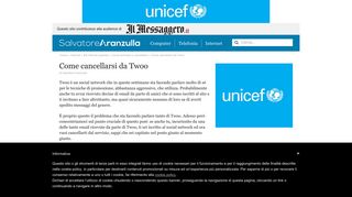 
                            3. Come cancellarsi da Twoo | Salvatore Aranzulla