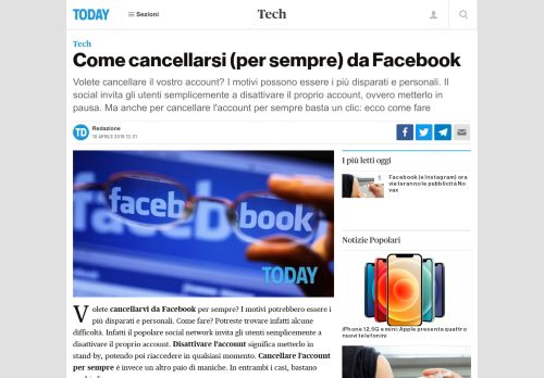 
                            10. Come cancellarsi (per sempre) da Facebook | Come eliminare l ...