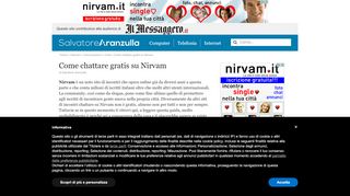 
                            4. Come chattare gratis su Nirvam | Salvatore Aranzulla