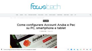 
                            6. Come configurare Account Aruba e Pec su PC, smartphone e tablet